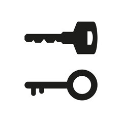 Key icons on white background.