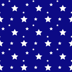 Vector seamless pattern.White stars on a white background.