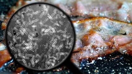 Searching for bacteria in bacon