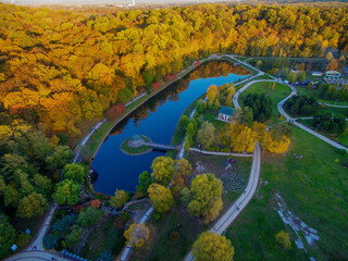 aerial park view