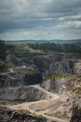 road in a quarry in Uruguay