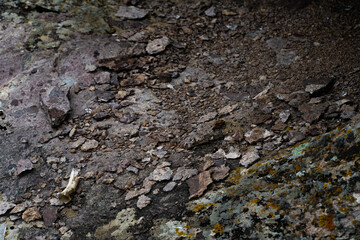 texture of rocky stones. background from rocks. stone texture
