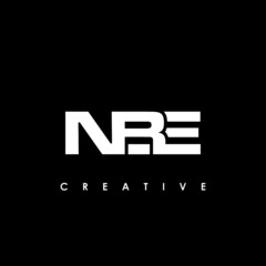 NBE Letter Initial Logo Design Template Vector Illustration