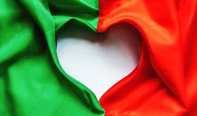 italian  flag traditional colors, patriotic italian background of Italy, liberation day and...