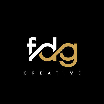 FDG Letter Initial Logo Design Template Vector Illustration