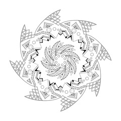 Mandala coloring page