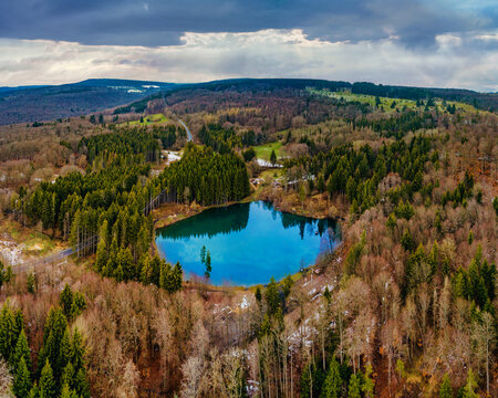 Blick &uuml;ber den Rothsee, Rh&ouml;n, Bayern, Deutschland