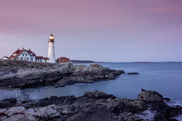 Rolgordijnen lighthouse on the coast © anthony herrera