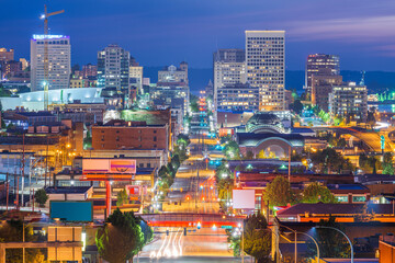 Tacoma, Washington, USA cityscape over Pacific Ave © SeanPavonePhoto