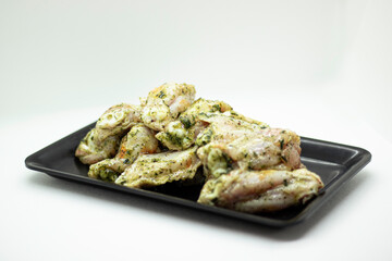 alas de pollo con salsa primavera