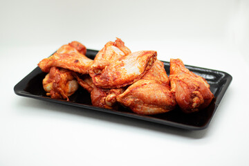 alas de pollo con salsa adobada