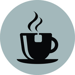 Media Icon drinking glass, for websites and applications