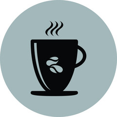 Media Icon drinking glass, for websites and applications