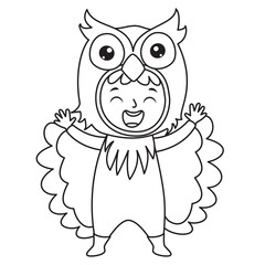 Line Art Drawing For Kids Coloring Page