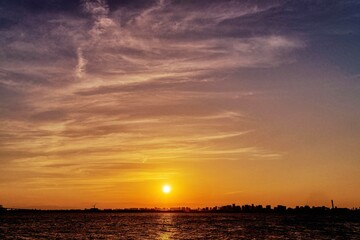 Sunset April 10, 2021 @ Maiahama, Urayasu, Japan