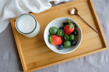 Homemade packed meals in food containers for take away / Bento Box or Lunch Box / Ideal for working people, school going children, picnics and outings