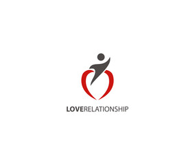 love relationship logo