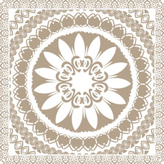 Beautiful Floral Scarf Design ,Abstract scarf pattern Hijab design