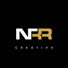 NRR Letter Initial Logo Design Template Vector Illustration