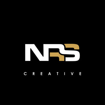NRS Letter Initial Logo Design Template Vector Illustration