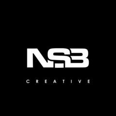 NSB Letter Initial Logo Design Template Vector Illustration