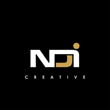 NDI Letter Initial Logo Design Template Vector Illustration