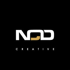 NCD Letter Initial Logo Design Template Vector Illustration