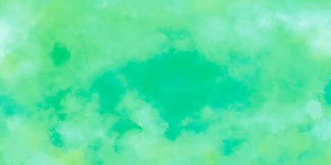 Abstract illustration green blue ocean mix color cool tone watercolour background textures design  