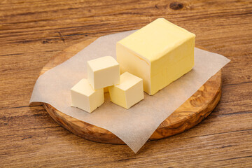 Dairy natural yellow butter piece