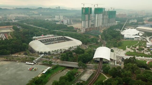 Aerial view of Malaysia National Hockey Stadium (Stadium Hoki Nasional Malaysia)