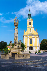 The Catholic temple of Szekszard in Hungary