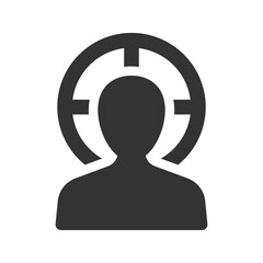 Target business client icon