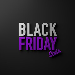 Black Friday Sale on dark background design decoration	
