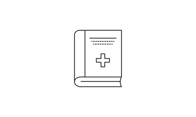 Medical book, Dictionary, Textbook, Hospital, Medical, Health, Book, Magazine, Information free vector image icon