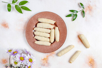 Traditional Azerbaijan holiday Novruz sweets mutaki.