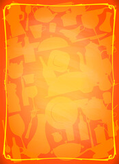 Empty space background for menu card