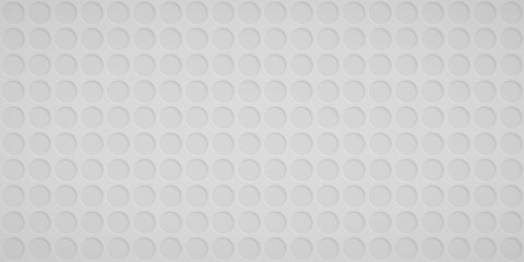 Abstract background with circle holes in white colors