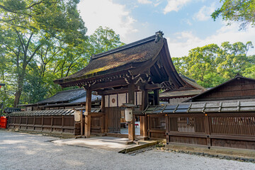 Fototapeta premium 京都 下鴨神社第一摂社 河合神社