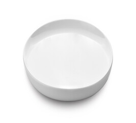 white plate isolated on white background