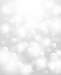 Abstract. bokeh blur light on white background. vector.