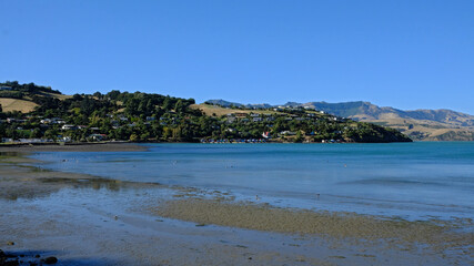 Barry's Bay near Akaroa, Canterbury, New Zealand