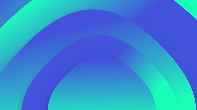 4K Seamless loop Bright modern abstract retro background with multicolored simple moving geometric shapes . Seamless loop