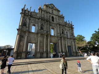 Obraz premium The ruins of St. Paul. Macau