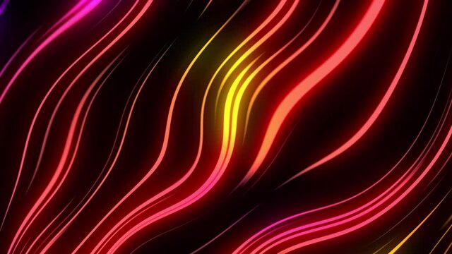 4K Seamless loop Bright modern abstract retro background with multicolored simple moving geometric shapes . Seamless loop