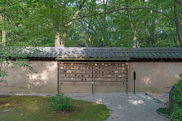 京都 河合神社の境内風景