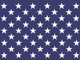 The vintage 50 stars pattern of the USA national flag, which represent the 50 states of the United States of America