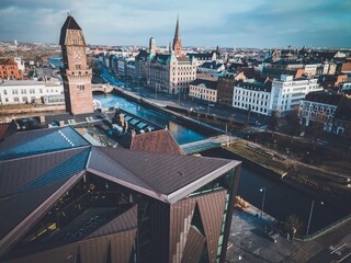 St. Peter's Church as seen in Malmö, Sweden