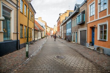 Fototapeta na wymiar Malmö Sweden street view in Skåne, Sweden