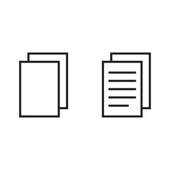 File icon vector. Document icon illustration