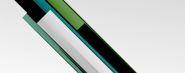 Multicolored lines background. Design template for business or technology presentations, internet posters or web brochure covers